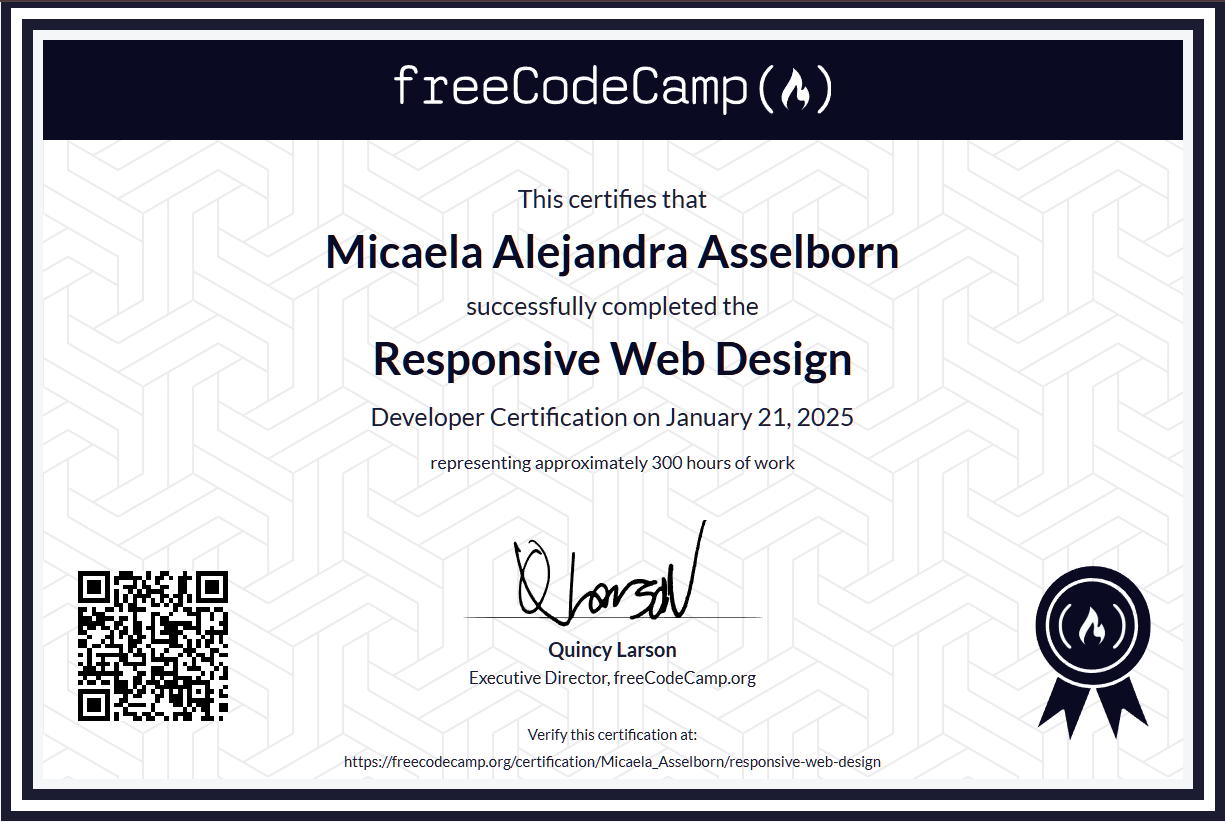 Certificado Responsive Web Design
